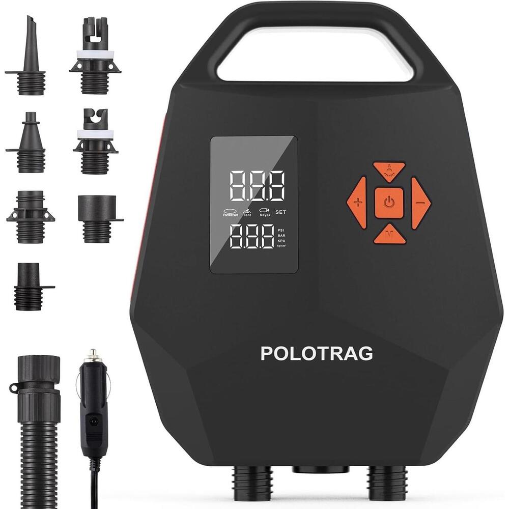 Polotrag Paddle Board Pump SUP Electric Air Portable pump PLG-0110 NEW